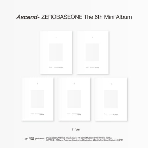 ZEROBASEONE - 6th Mini Album [Ascend-] 11 Ver.