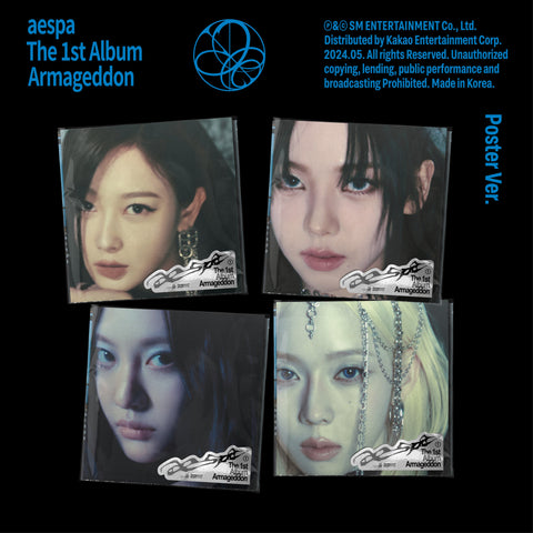 aespa - 1ST ALBUM [Armageddon] Poster Ver. - KPOPHERO