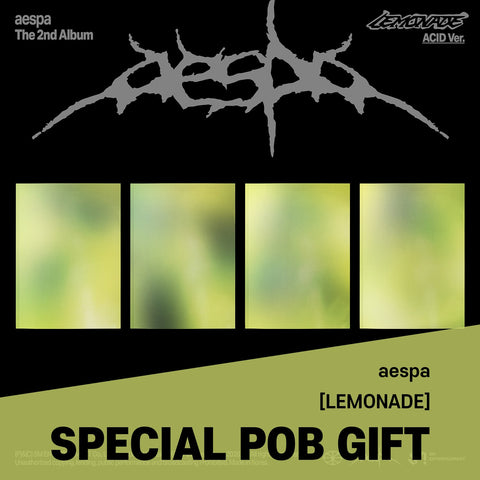 aespa - 2nd Album [LEMONADE] ACID Ver. / GIFT - Baro7 Best Kpop Store