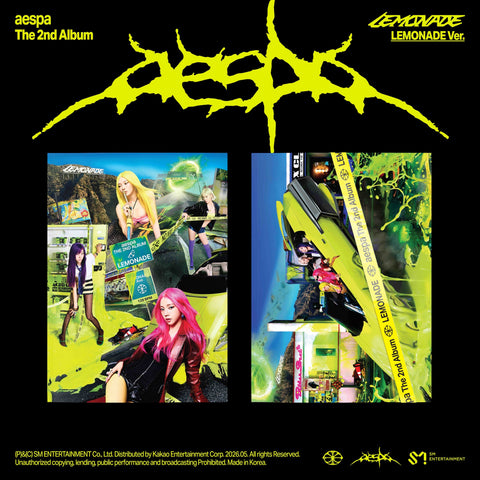 aespa - 2nd Album [LEMONADE] LEMONADE Ver. - Baro7 Best Kpop Store