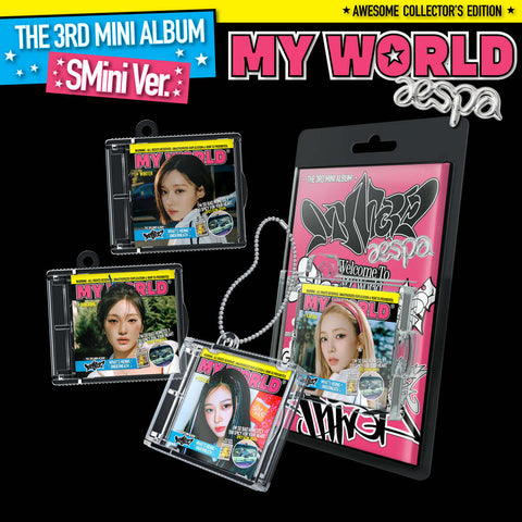 aespa - 3RD MINI ALBUM [MY WORLD] SMini Ver. - Baro7 Best Kpop Store