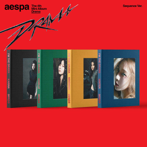 aespa - 4TH MINI ALBUM [Drama] SEQUENCE Ver. - Baro7 Best Kpop Store