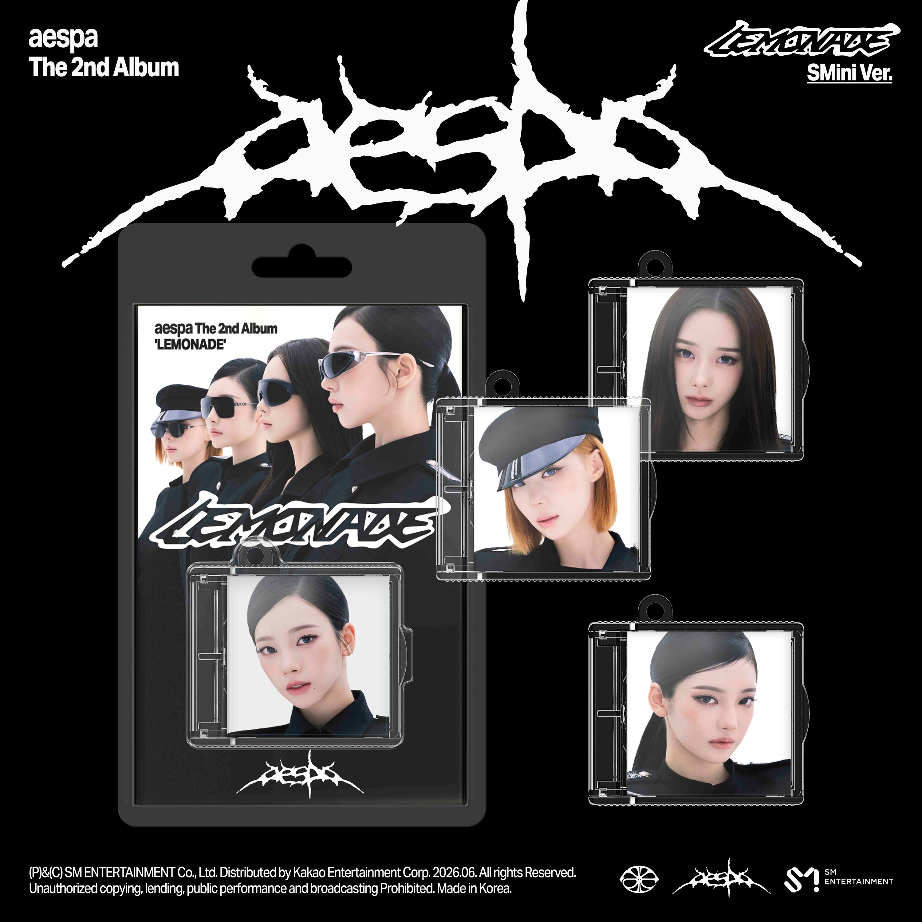SET] aespa - 2nd Album [LEMONADE] SMini Ver. (Smart Album) - Baro7