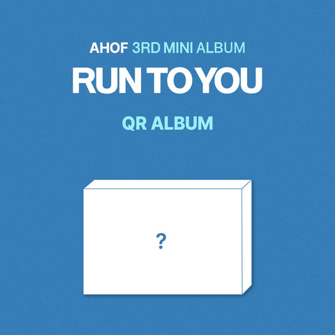 AHOF - 3rd Mini Album [RUN TO YOU] QR ALBUM Ver. - Baro7 Best Kpop Store