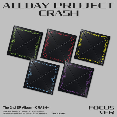 ALLDAY PROJECT - 2nd EP Album [CRASH] FOCUS Ver. - Baro7 Best Kpop Store