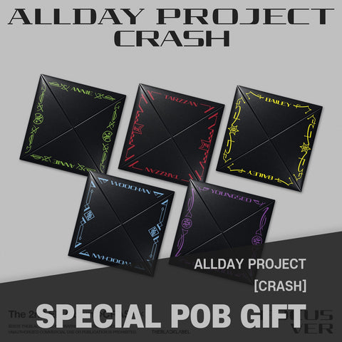 ALLDAY PROJECT - 2nd EP Album [CRASH] FOCUS Ver. / GIFT - Baro7 Best Kpop Store