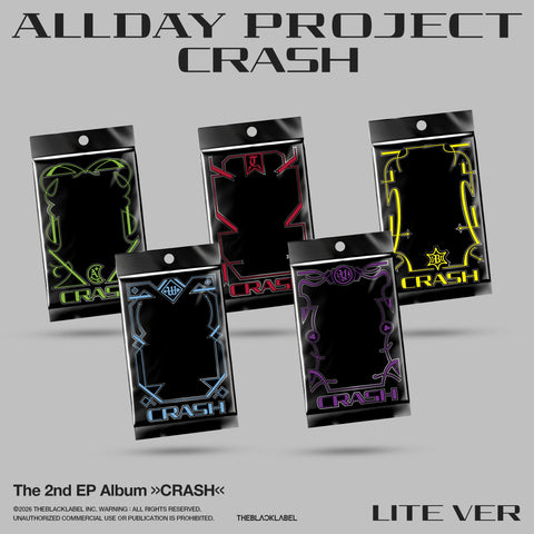 ALLDAY PROJECT - 2nd EP Album [CRASH] LITE Ver. - Baro7 Best Kpop Store
