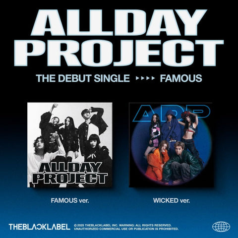 ALLDAY PROJECT - The Debut Single [FAMOUS] Standard Ver. / GIFT - Baro7 Best Kpop Store