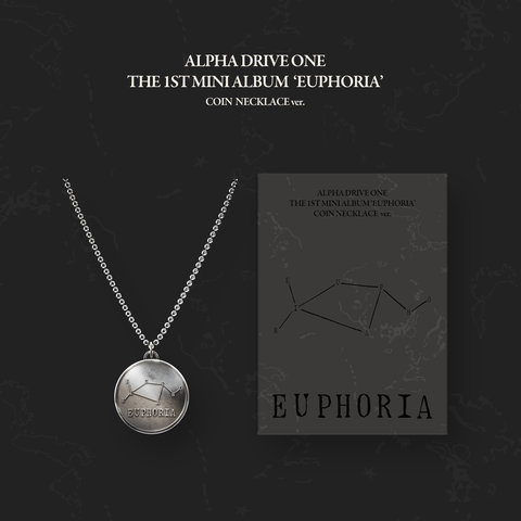 ALPHA DRIVE ONE - 1st Mini Album [EUPHORIA] COIN NECKLACE Ver. - Baro7 Best Kpop Store