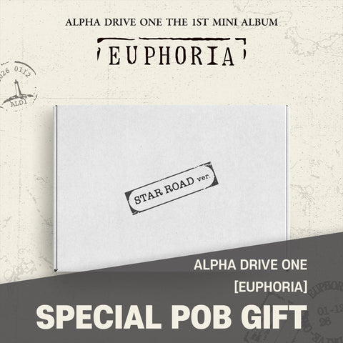 ALPHA DRIVE ONE - 1st Mini Album [EUPHORIA] STAR ROAD Ver. / GIFT - Baro7 Best Kpop Store