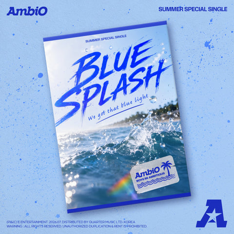 AmbiO - Summer Special Single [BLUE SPLASH] - Baro7 Best Kpop Store