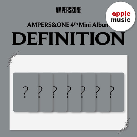 AMPERS&ONE - 4th Mini Album [DEFINITION] ARE Ver. / GIFT - Baro7 Best Kpop Store