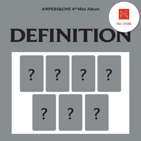 AMPERS&ONE - 4th Mini Album [DEFINITION] WE Ver. / GIFT - Baro7 Best Kpop Store