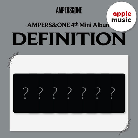 AMPERS&ONE - 4th Mini Album [DEFINITION] WE Ver. / GIFT - Baro7 Best Kpop Store