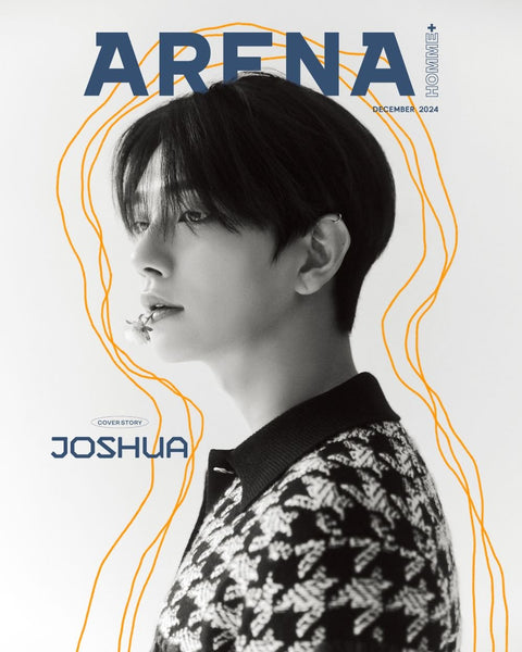 ARENA HOMME+ - [2024, December] - Cover : SEVENTEEN JOSHUA TYPE A - Baro7 Best Kpop Store