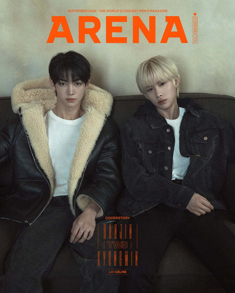 ARENA HOMME+ - [2024, September] - Cover : TWS HANJIN&KYUNGMIN TYPE C - Barowave Best Kpop Store