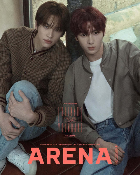 ARENA HOMME+ - [2024, September] - Cover : TWS SHINYU&YOUNGJAE TYPE D - Barowave Best Kpop Store