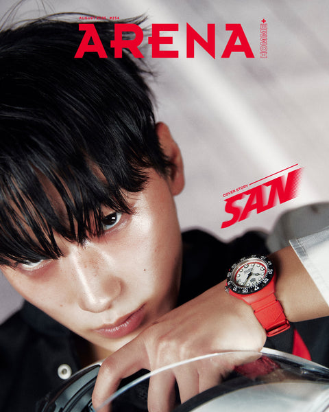 ARENA HOMME+ - [2025, August] - Cover : ATEEZ SAN TYPE A - Baro7 Best Kpop Store