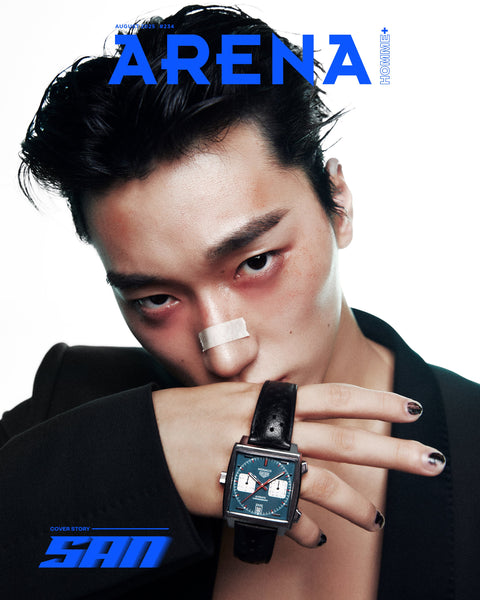 ARENA HOMME+ - [2025, August] - Cover : ATEEZ SAN TYPE B - Baro7 Best Kpop Store