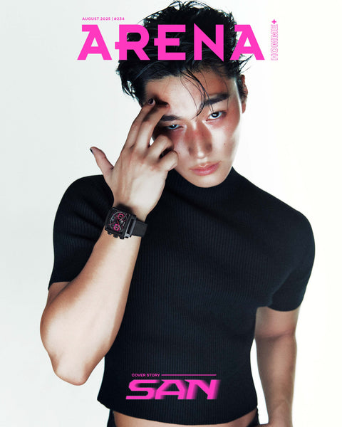 ARENA HOMME+ - [2025, August] - Cover : ATEEZ SAN TYPE C - Baro7 Best Kpop Store