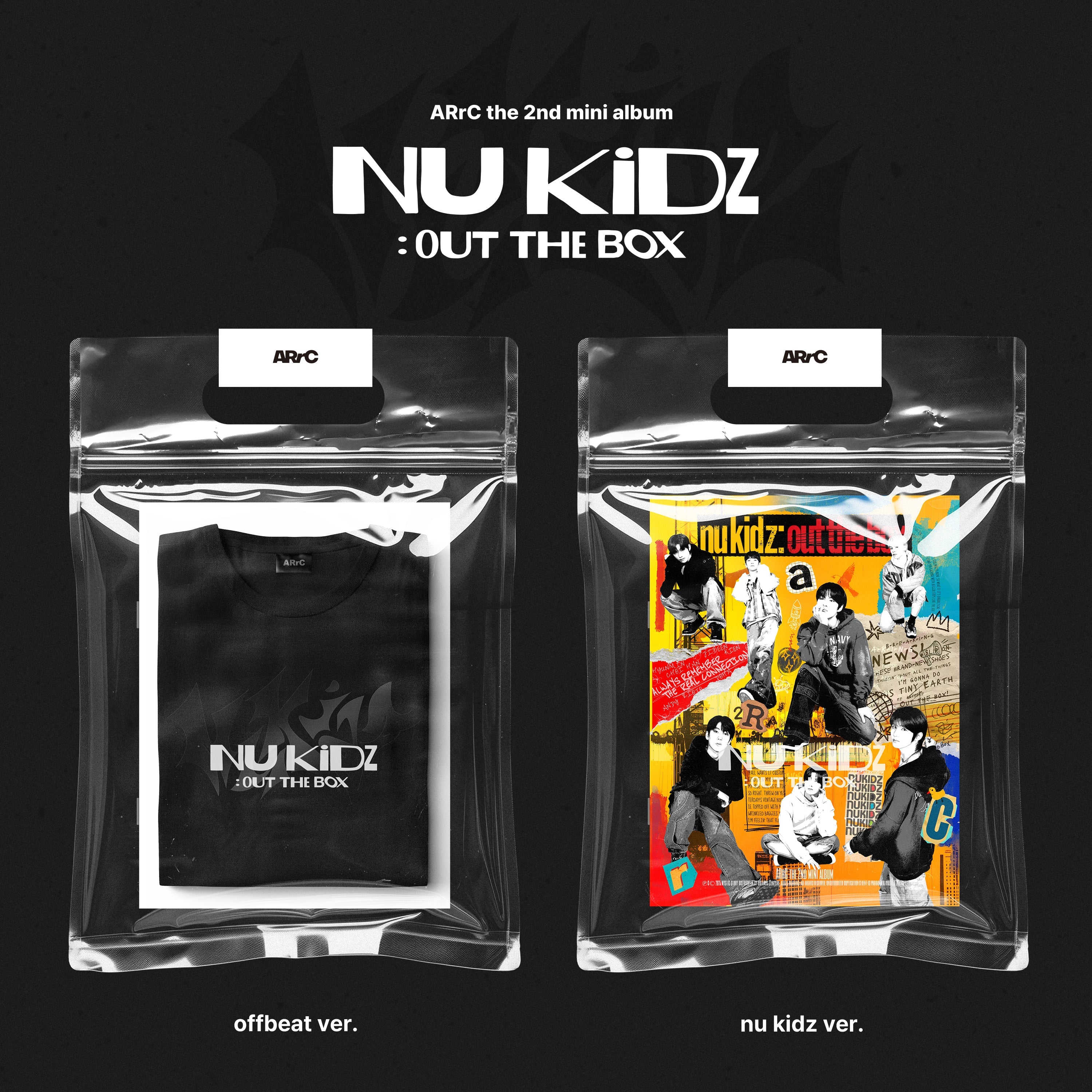 ★非売品◆直筆サインCD◆ARrC◆nu kidz: out the box ARrC - 2nd Mini Album [nu kidz: out the box] / GIFT - Baro7 Best