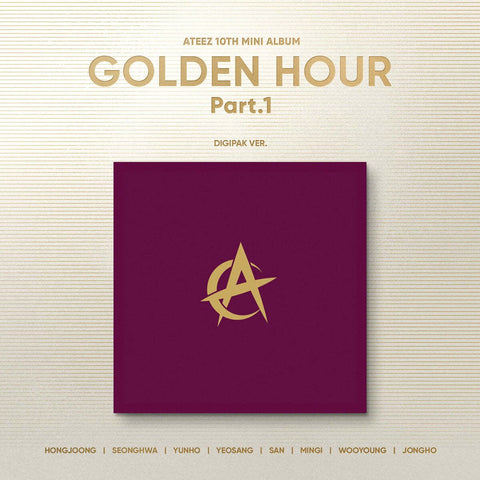 ATEEZ - 10TH MINI ALBUM [GOLDEN HOUR : Part.1] DIGIPAK Ver. - Baro7 Best Kpop Store