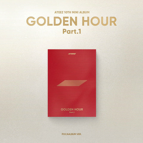 ATEEZ - 10TH MINI ALBUM [GOLDEN HOUR : Part.1] POCAALBUM Ver. - Baro7 Best Kpop Store