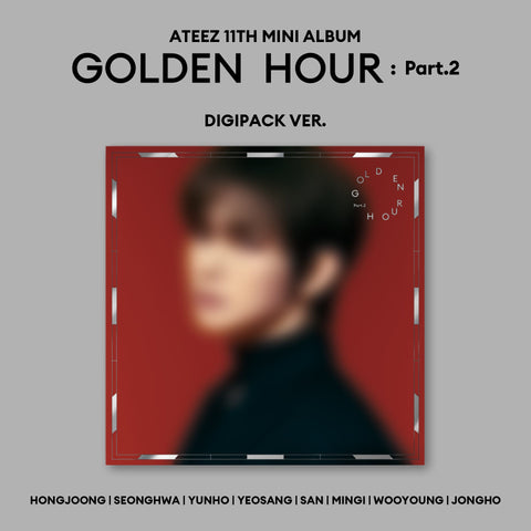 ATEEZ - 11th Mini Album [GOLDEN HOUR : Part.2] Digipack Ver. - Baro7 Best Kpop Store