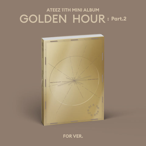 ATEEZ - 11th Mini Album [GOLDEN HOUR : Part.2] Standard Ver. - Baro7 Best Kpop Store