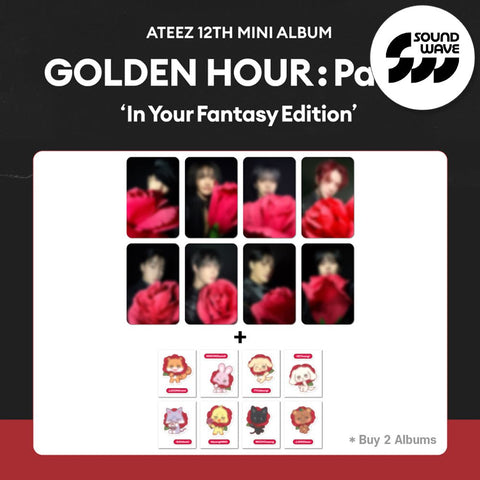 ATEEZ - [GOLDEN HOUR : Part.3 'In Your Fantasy Edition' (Limited)] / GIFT - Baro7 Best Kpop Store