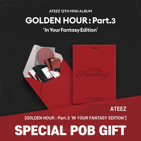 ATEEZ - [GOLDEN HOUR : Part.3 'In Your Fantasy Edition' (Limited)] / GIFT - Baro7 Best Kpop Store