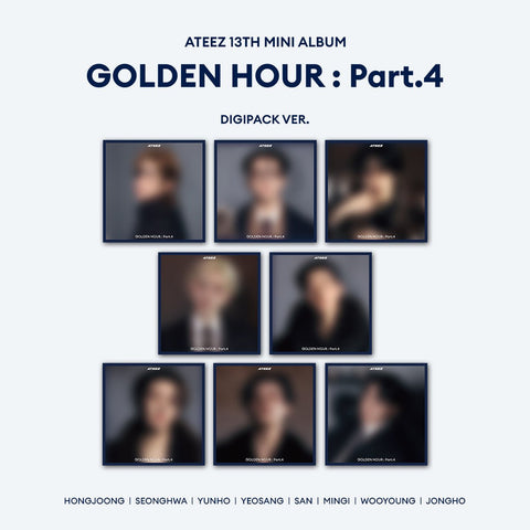 ATEEZ - [GOLDEN HOUR : Part.4] DIGIPACK Ver. / GIFT - Baro7 Best Kpop Store