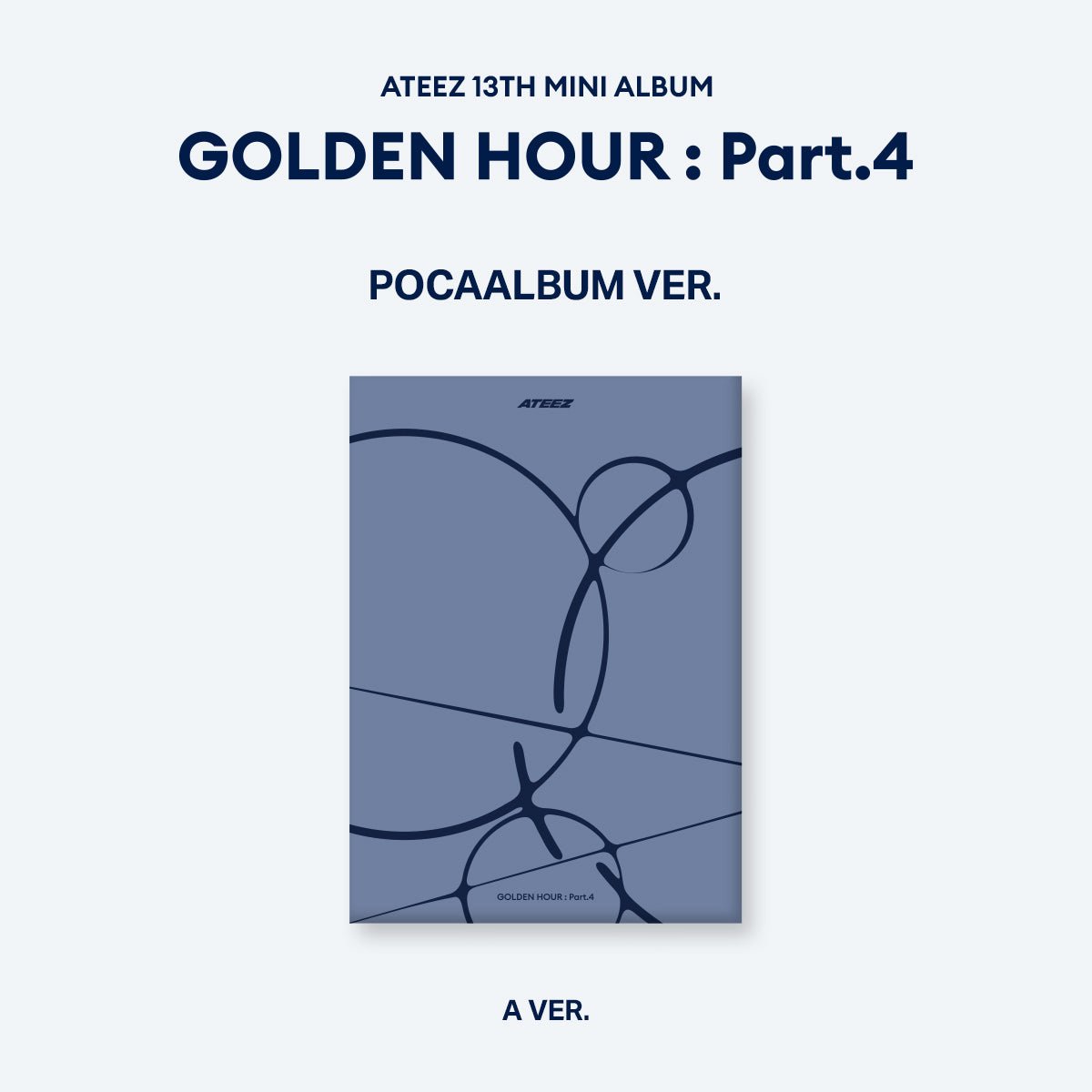 ATEEZ - [GOLDEN HOUR : Part.4] POCAALBUM Ver. (A Ver.) – Baro7