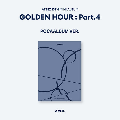ATEEZ - [GOLDEN HOUR : Part.4] POCAALBUM Ver. (A Ver.) - Baro7 Best Kpop Store