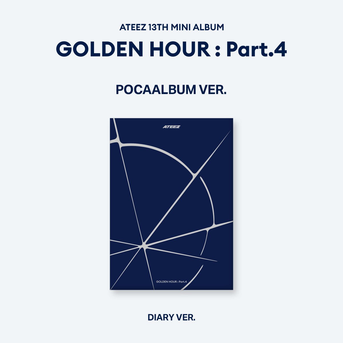 ATEEZ GOLDEN HOUR：Part.4 タワレコラキロト 8枚セット ATEEZ - GOLDEN HOUR PART. 4 (hello82 EXCLUSIVE): K-Pop com fretes e ta