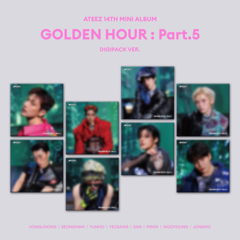 ATEEZ - [GOLDEN HOUR : Part.5] DIGIPACK Ver. / GIFT - Baro7 Best Kpop Store