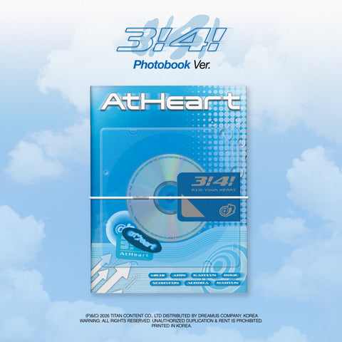 AtHeart - Single Album [3!4!] Photobook Ver. - Baro7 Best Kpop Store