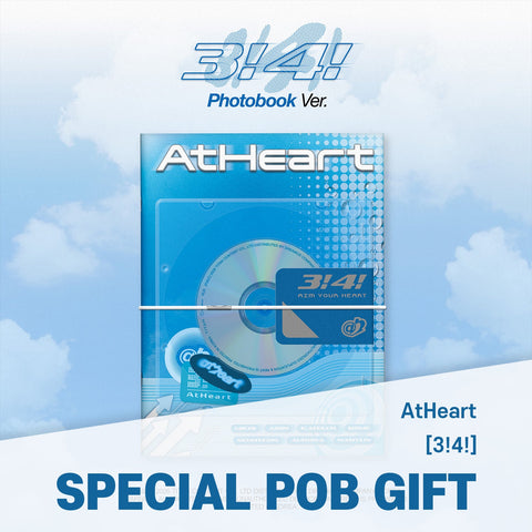 AtHeart - Single Album [3!4!] Photobook Ver. / GIFT - Baro7 Best Kpop Store
