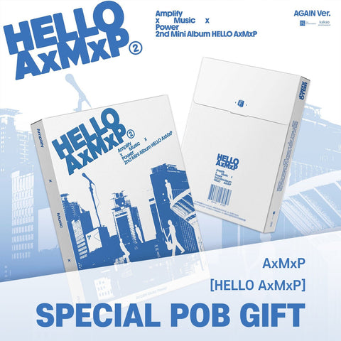 AxMxP - 2nd Mini Album [HELLO AxMxP] AGAIN Ver. / GIFT - Baro7 Best Kpop Store