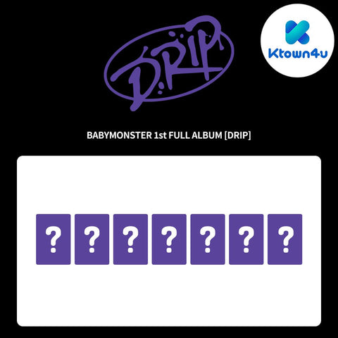 BABYMONSTER - 1st Full Album [DRIP] BINDER Ver. / GIFT - Baro7 Best Kpop Store