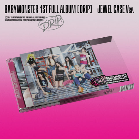 BABYMONSTER - 1st Full Album [DRIP] JEWEL CASE Ver. - Baro7 Best Kpop Store