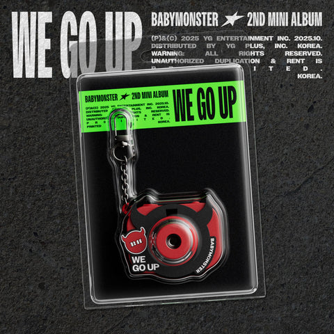 BABYMONSTER - 2nd Mini Album [WE GO UP] MINI BEAM KEYRING Ver. - Baro7 Best Kpop Store
