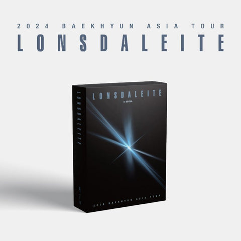 BAEKHYUN - 2024 BAEKHYUN ASIA TOUR [Lonsdaleite] in SEOUL DVD - Baro7 Best Kpop Store