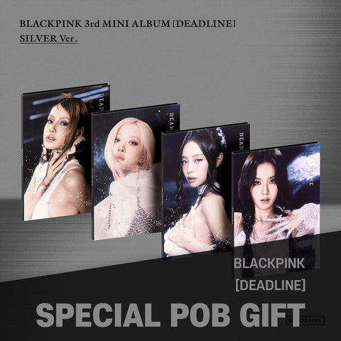 BLACKPINK - 3rd Mini Album [DEADLINE] SILVER Ver. LISA / GIFT - Baro7 Best Kpop Store