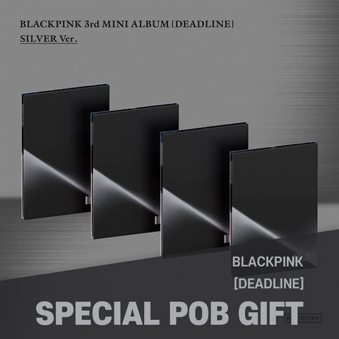 BLACKPINK - 3rd Mini Album [DEADLINE] SILVER Ver. LISA / GIFT - Baro7 Best Kpop Store