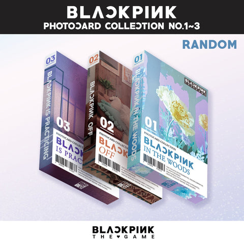 BLACKPINK - THE GAME PHOTOCARD COLLECTION No.1~3 - Baro7 Best Kpop Store