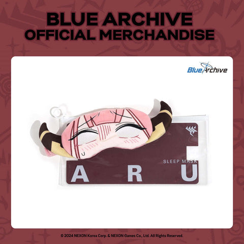 BLUE ARCHIVE 3rd ANNIVERSARY OFFICIAL MD - ARU SLEEP MASK - Baro7 Best Kpop Store