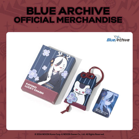 BLUE ARCHIVE 3rd ANNIVERSARY OFFICIAL MD - KAYOKO LUCKY CHARM - Baro7 Best Kpop Store