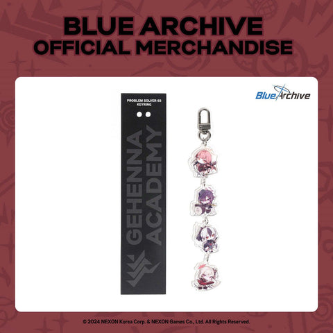 BLUE ARCHIVE 3rd ANNIVERSARY OFFICIAL MD - PROBLEM SOLVER 68 ACRYLIC KEYRING - Baro7 Best Kpop Store