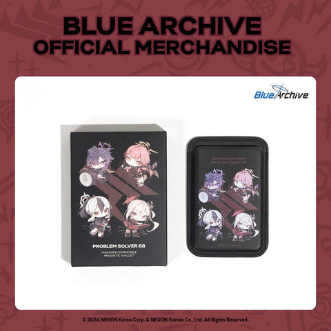 BLUE ARCHIVE 3rd ANNIVERSARY OFFICIAL MD - PROBLEM SOLVER 68 MAGSAFE COMPATIBLE MAGNETIC WALLET - Baro7 Best Kpop Store